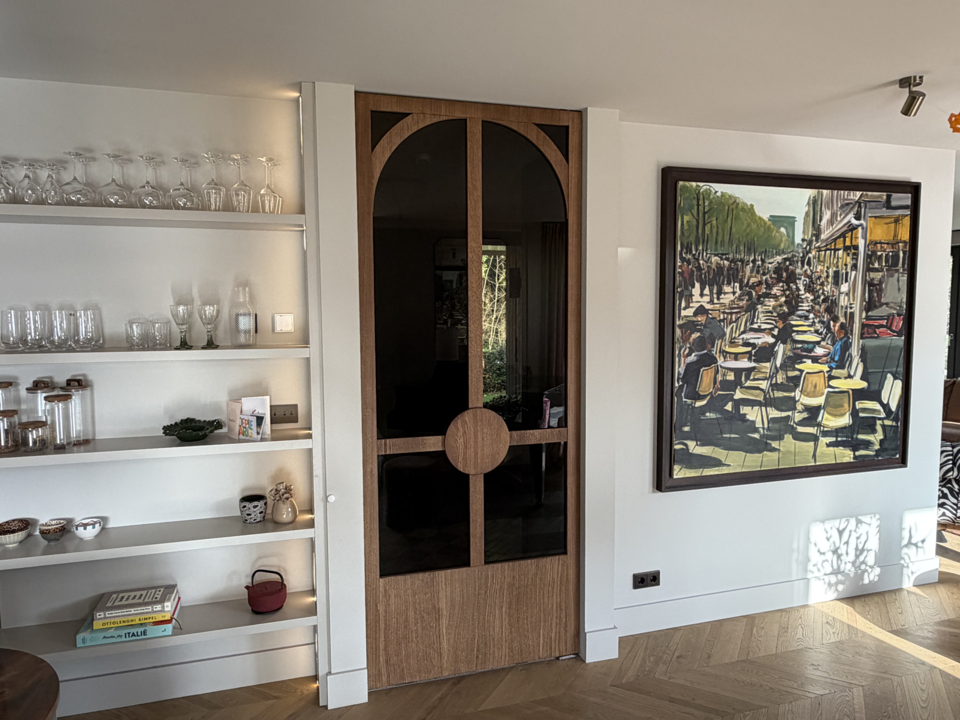 houten taatsdeur badkamer eikenhout