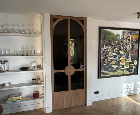 houten taatsdeur badkamer eikenhout